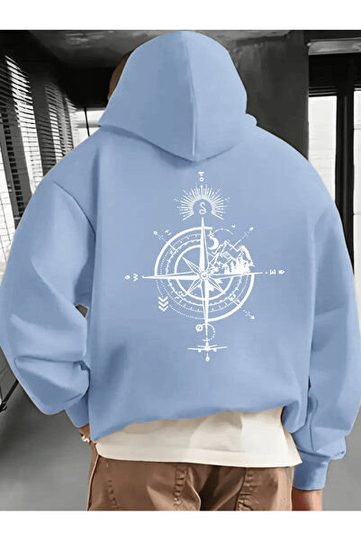 ALEYZA MODA Backpack Printed Traveler/Passenger Male Hooded