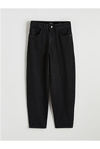 LC Waikiki Lcw Jeansblack Barrel Fit Women's Jeans