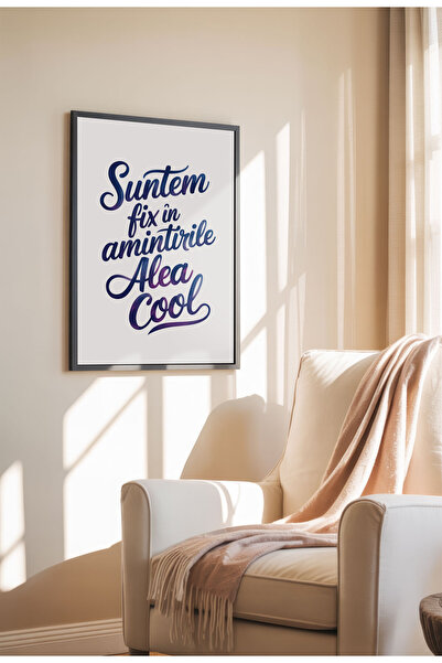 21mxm Unframed Romanian Quote Canvas Poster - Digital Print - We are stuck in those cool memories