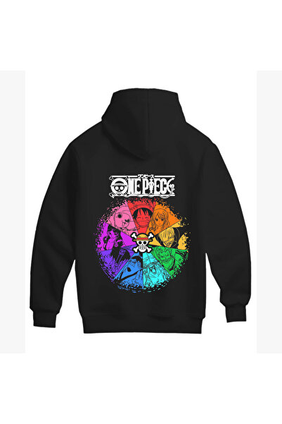 MAGORS ONE PIECE HAYRANLARI İÇİN ÖZEL TASARIM UNISEX KAPÜŞONLU PAMUKLU SWEATS...