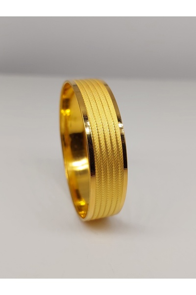 Trabzon 22 Ayar Yatırımlık İşçiliksiz Şarnelli 6.0 Ölçü 20 Gr Kadın Bilezik