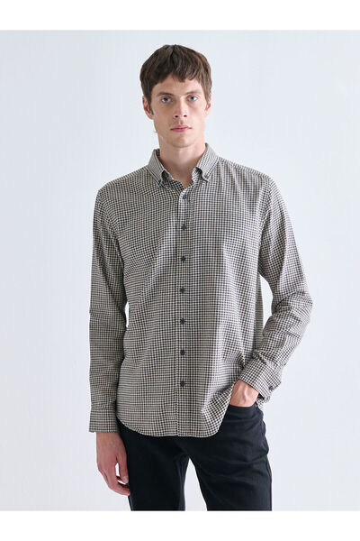 LC Waikiki New Season Regular Fit Long Sleeve Plaid Men's Lumberjack Shirt