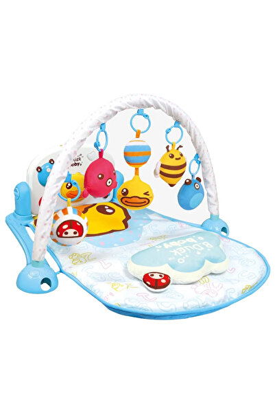 LITTLE ANGEL - لعبة سجادة لعب للأطفال - أزرق