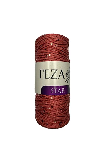 FEZA GROUP Star Glitter Paper Look Thread, 200 Gr, 220 m
