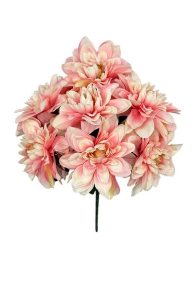 Nettenevime Artificial Flower Pink Light 7-Pointed Star Flower Bunch 40*30cm