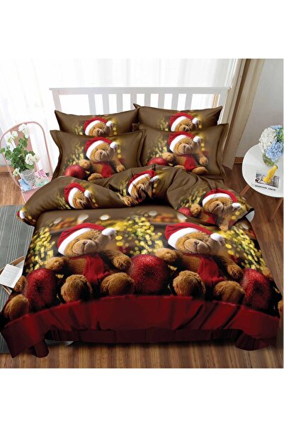 naniland.ro Christmas bed linen with elastic 6 pieces Natal CR037