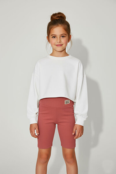 BY WORRN Κορίτσια 5 - 8 ετών Stretchable κοτλέ Biker Short Tights - 623076