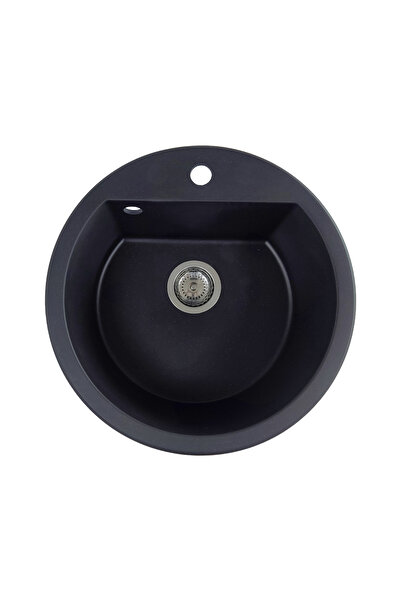 SanDonna KITCHEN SINK SET LENA 510 BLACK + CAMI BLACK MIXER