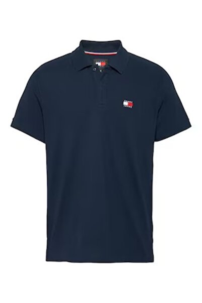 Tommy Jeans - Men's polo shirt, 100% cotton, navy, L INTL