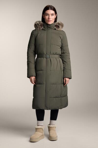 Oysho Primaloft® suya dayanıklı uzun dolgulu ceket