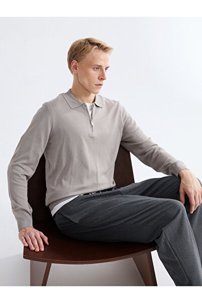 LC Waikiki Ανδρικό πλεκτό πουλόβερ με λαιμόκοψη Vision New Season