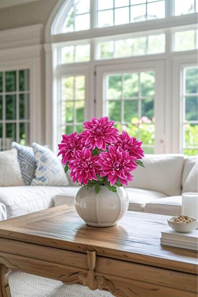 Nettenevime Artificial Flower Fuchsia 7-Piece Star Flower Bunch 40*30cm