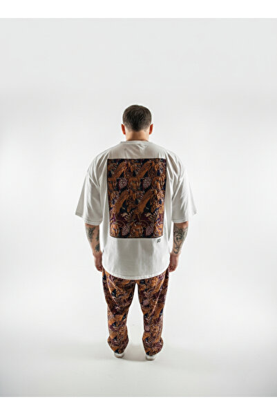 El dueno Classico Series Orange-Navy Blue Old School Streetwear Unisex T-Shirt