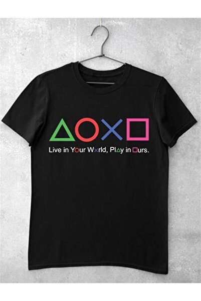 GRIZZLY SHOP.RO Tricou Femei Playstation Symbols