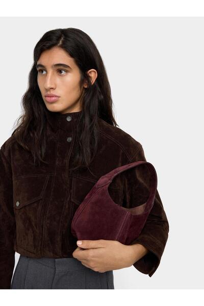 PARFOIS Süet Bucket Çanta