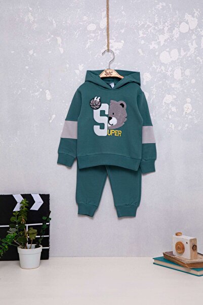 JNF kids Baby Boy & Child Hooded Two-Piece Set