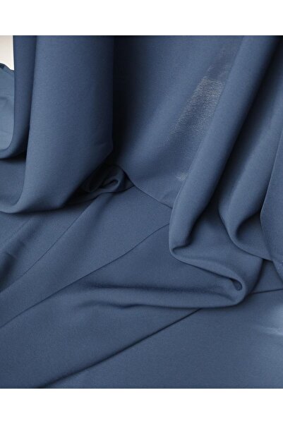 Kumaş Parça Gabardină creponată în culoarea bleumarin cu cenușă Arası din material tip stofă (lățime 140 cm x lungime 330 cm)