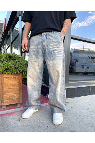 BPM Premium Wash Effective Baggy Jeans Pants