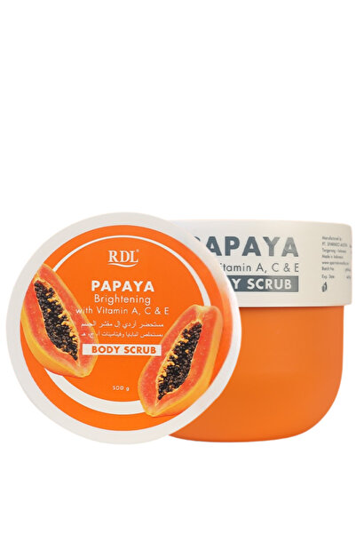 RDL Papaya Body Scrub - Papaya Extract & Vitamins A C E - 500g