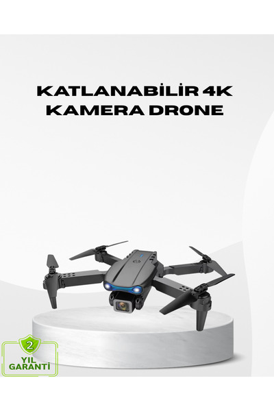teknodayım 4K Katlanabilir Drone Uzaktan Kontrollü Wi-Fi Görüntü Aktarımlı