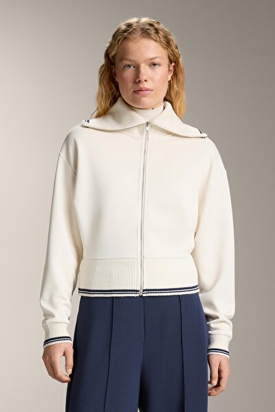 Oysho Modal detaylı örgü ve biyeli ceket