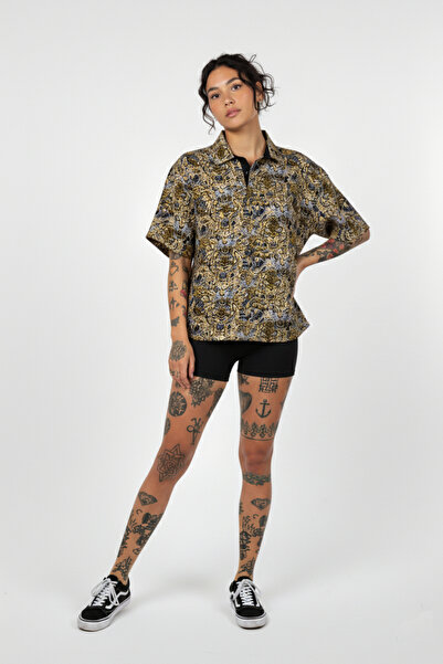 El dueno Classico Series Dorado Gold-Black Old School Streetwear Unisex Polo Shirt