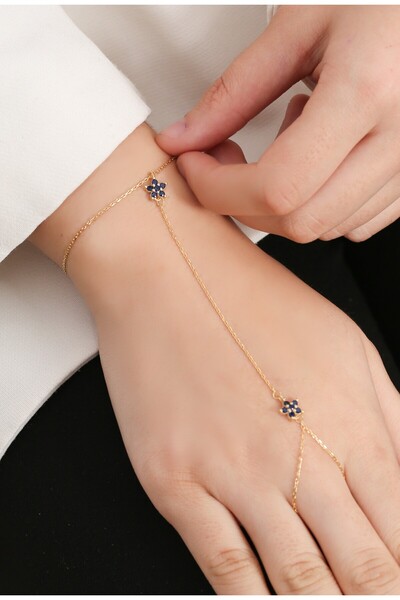 LİNOVE JEWELLERY 925 Ayar Gümüş Şahmeran, Safir Gümüş Şahmeran Gümüş 14K Gold...