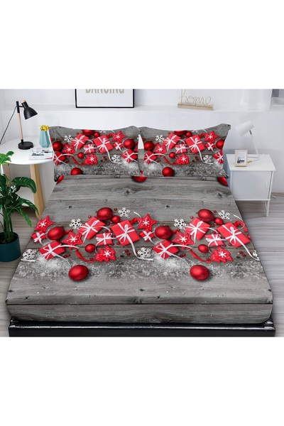 naniland.ro Christmas bed cover with elastic Joulu CR043