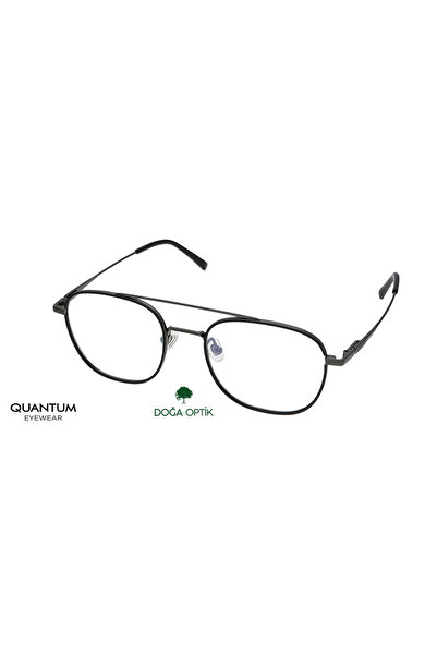 Quantum Q916 C1 51-19 Titanium + Blue Light Protection Glasses / Enhanced Night Vision