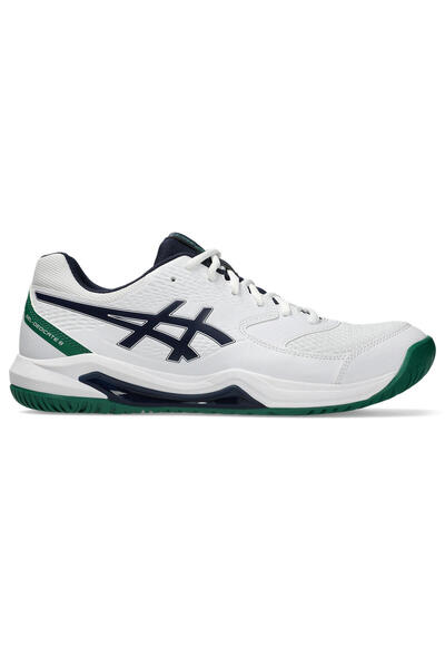 Asics GEL-DEDICATE 8 Erkek Beyaz-Mavi Tenis Ayakkabısı 1041A408-105