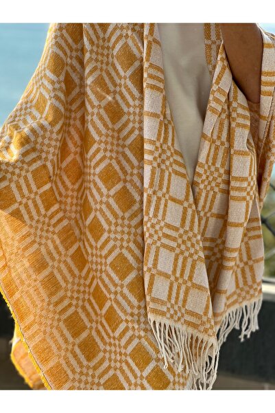 Whoknows Double-Sided Knitwear Poncho Shawl Women's Clothing Accessory