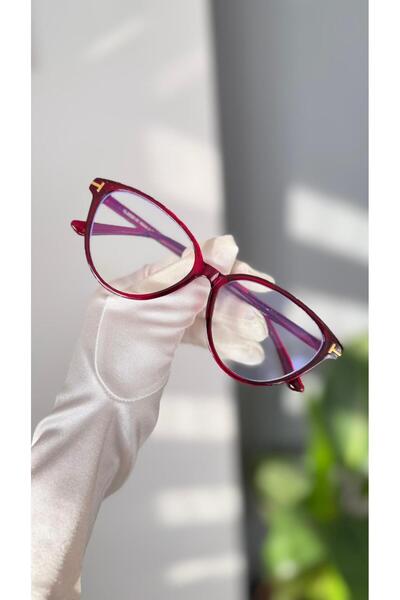 LOOKUP NEW Cat Eye Cat Eye Bone Transparent Women Men Unisex Blue Light Protecting Screen Glasses Eyewear