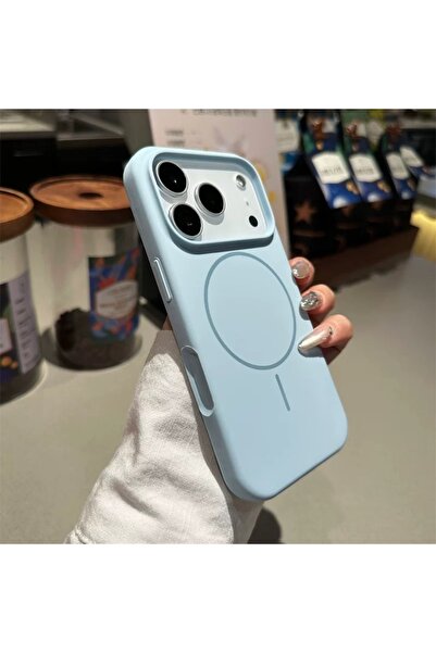 EDELFU iPhone 17 Pro Max - Yumuşak Kirlenmez Lansman Kapak içi Kadife Mat Mag...