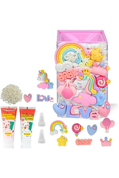 Ulikey Set 12 piese, suport pentru pixuri si 11 accesorii decoratiuni Ulikey,...