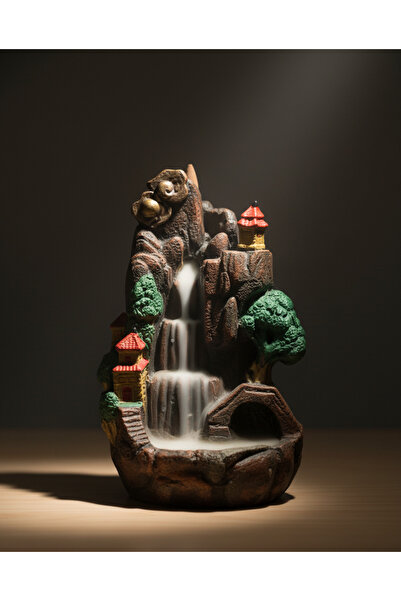 Mountain Themed, Bridge Backflow Incense, Home Decoration, Meditation, Design, Trinket, Nature, Life