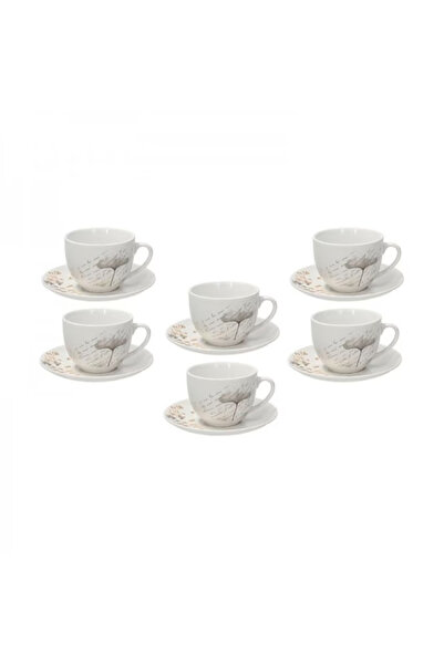 Tognana Set of 6 tea cups with saucers Poesia multicolor 220 ml