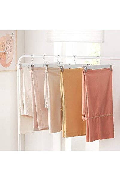 Talis Set of 8 wooden hangers, Songmics, White, 34x1.2x12.5 cm