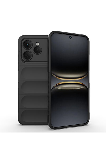 Tılsım Tekno Tecno Spark 40 Case Flexible Tpu Hollowed Out Back Surface Design Ethnic Silicone Cover