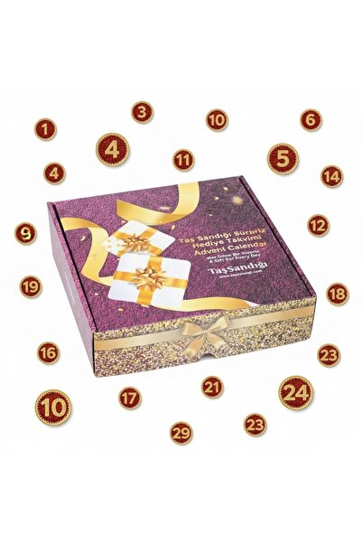 Taş Sandığı Advent Calendar – 31 Günlük Sürpriz Hediye & Doğal Taş Takvimi