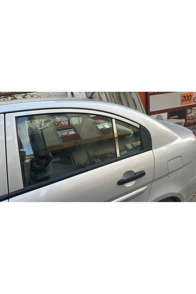 Kml34tuning55 Hyundai Accent Era Kapı Direği Krom Paslanmaz Çelik 2 Parça Cam Direk