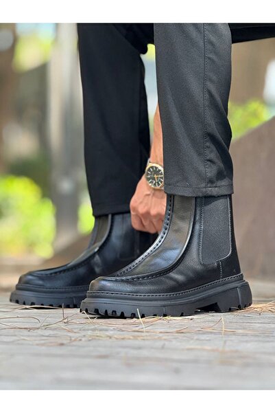 TEET MN2433 - FRT Ανδρικές Μπότες ΜΑΥΡΕΣ