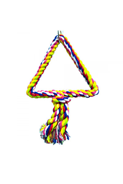 Pets CLUB Natural Rope Bird Toy (H-15 cm, W-15 cm)