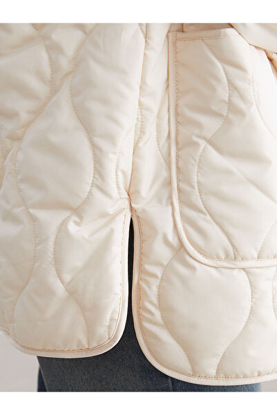 LC Waikiki Crew Neck Oversize Quilted Women's Puffer Jacket