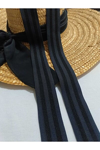 ULUPAMİR شريط مطاطي مخطط باللونين الأسود والرمادي