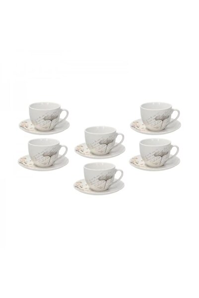 Tognana Set of 6 tea cups with saucers Poesia multicolor 220 ml