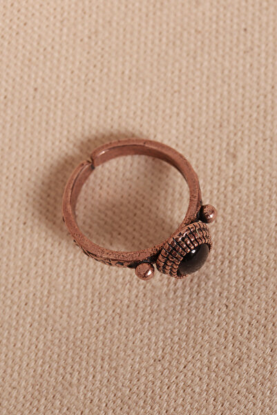 Süspüs Accessories Onix Stone Adjustable Authentic Copper Ring