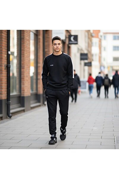 celevri Men's 100% Premium Cotton Raglan Sleeve Tracksuit