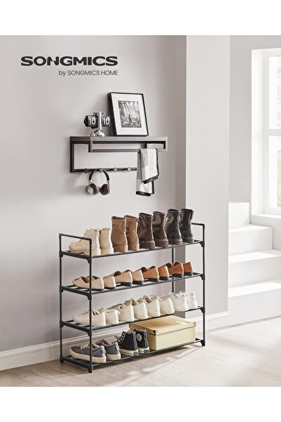 Talis Shoe Songmics Black 30x92x74 cm