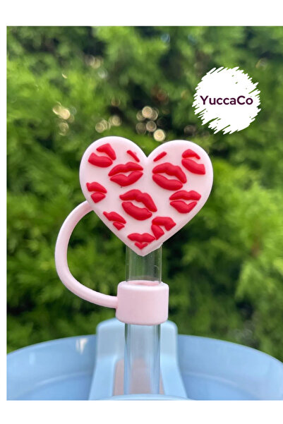 YuccaCo Accessorize Your Life سدادة ترمس على شكل قلب ثلاثي الأبعاد