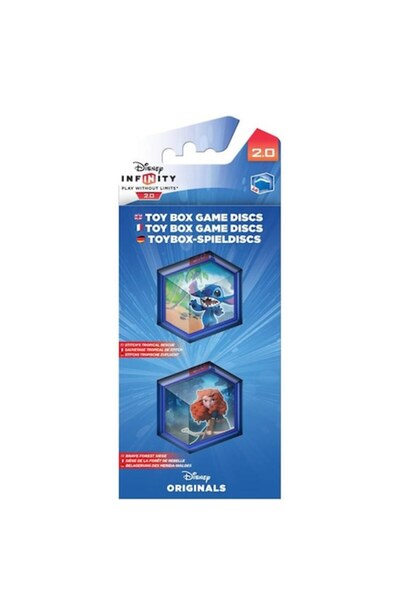 Disney Infinity 2.0 Power Discs Set - Stitch's Tropical Rescue and Brave Forest Siege